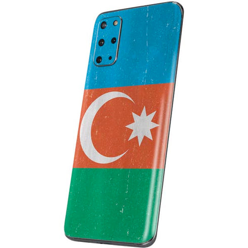 Azerbaijan Flag Distressed Galaxy S20 Plus Skin